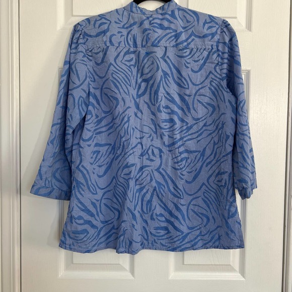 KIM ROGERS WOMEN'S 3/4 SLEEVE SHIRT SIZE LARGE - Picture 4 of 5